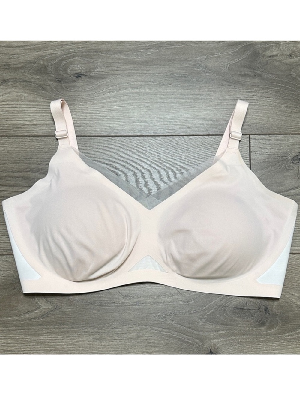 Honeylove Crossover Convertible Wireless Bra Blush Pink‎ Size 2X